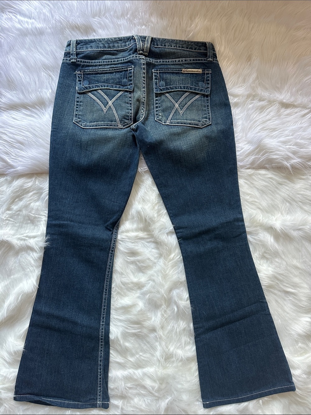 EUC William Rast Red Hill Flare Jeans Size 28 Made in USA